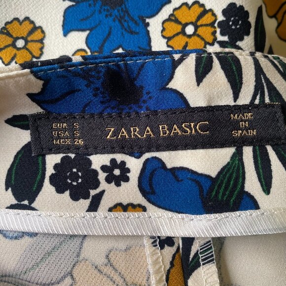 Zara Women Multicolor Floral Pencil skirt - Picture 5 of 6